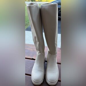 Steve Madden Off-White Boots